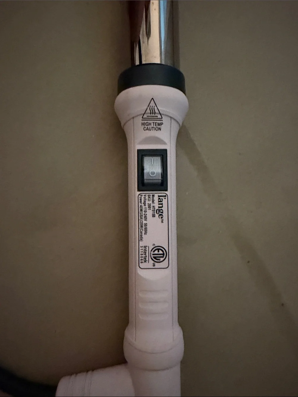 L’ange Pink Ceramic Curling Wand - Hair Styling Tool